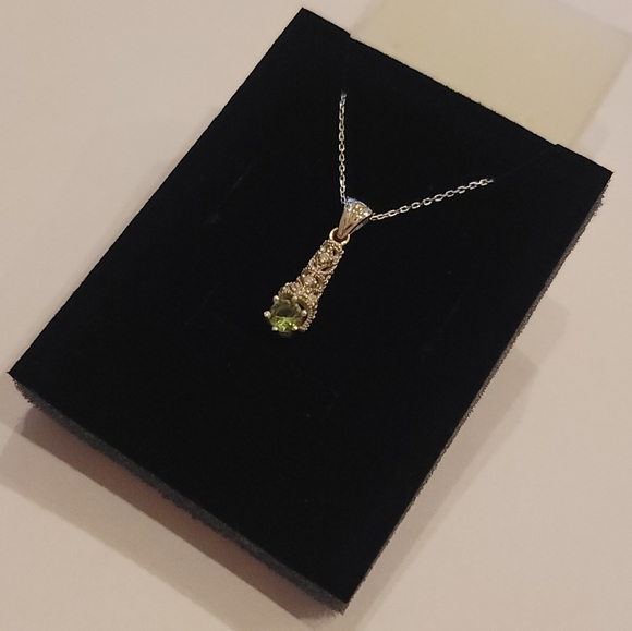 925 Sterling Silver Turkish Zultanite Wedding Necklace Jewelry for Women,NEW, - Picture 3 of 9